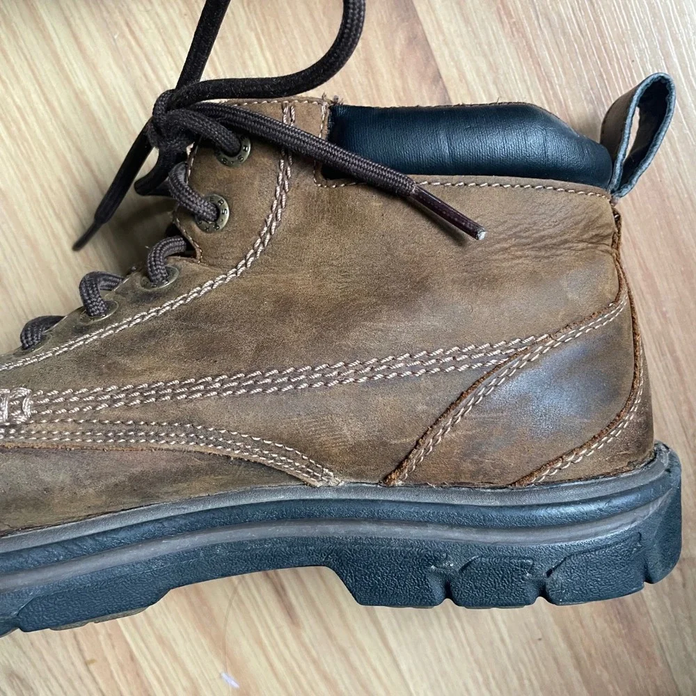 SKECHERS Men's Segment Brown Baillo Boots Memory Foam 64265 - SIZE 7 relaxed fit